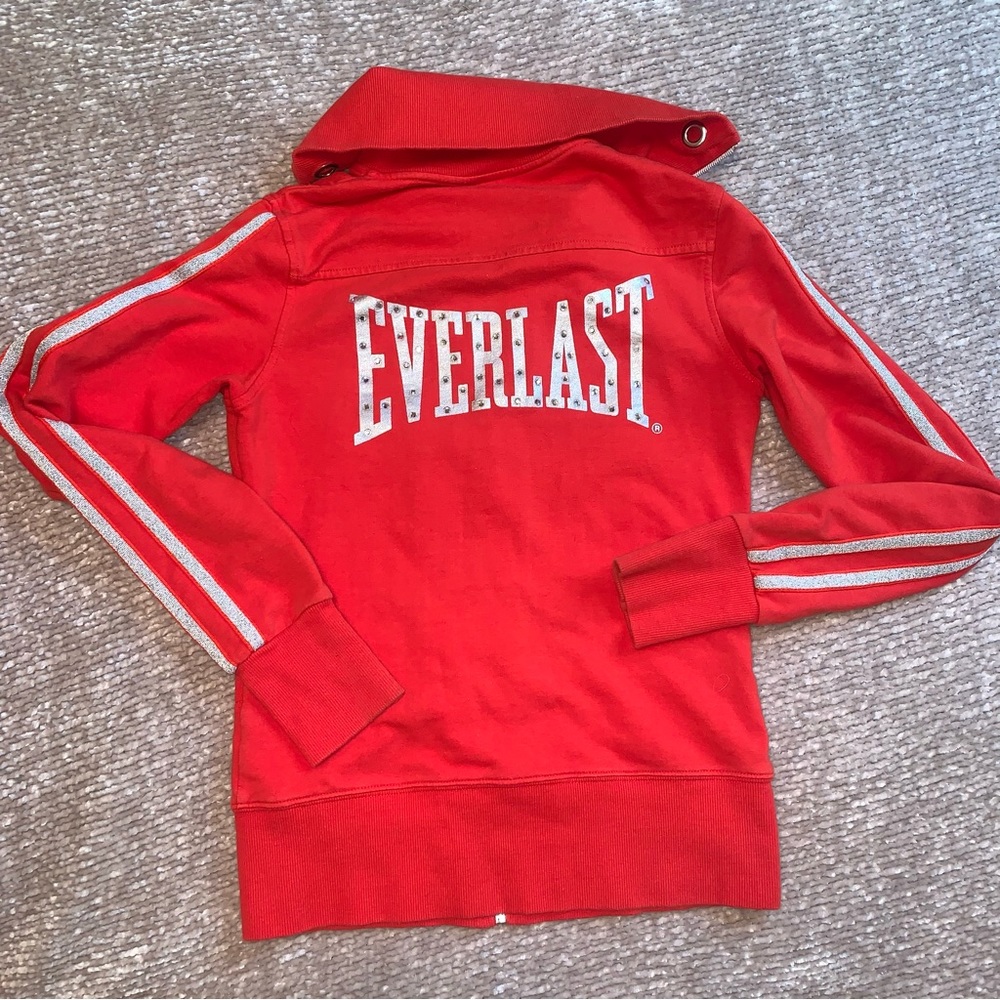 EVERLAST retro Swarovski track jacket